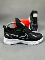 کتونی اسپرت (nike) مشکی سفید سبز