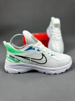کتونی اسپرت (nike) سفید سبز مشکی